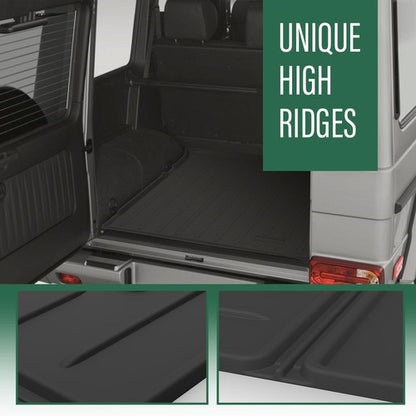 Solid Spare Fit For 02-18 Mercedes-Benz G-Class All Weather TPE Rear Cargo Liner Trunk Mat