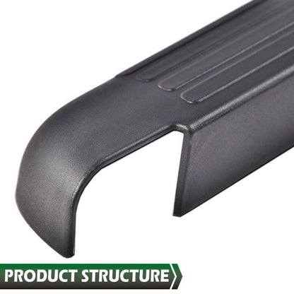 Solid Spare Fit For 2005-2014 Nissan Frontier King Cab Tailgate Bed Rail Protector Caps