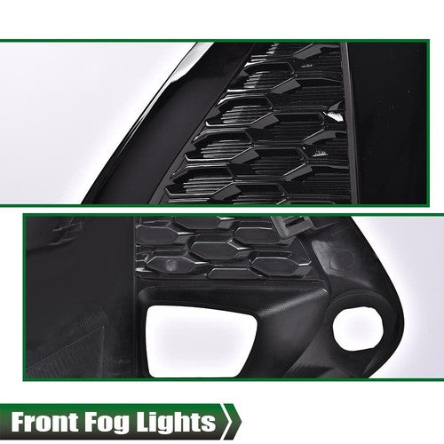 Solid Spare Fit For 2019-2021 Nissan Murano LED Fog Lights Driving Bumper Lamps Left+Right