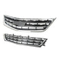 Solid Spare Grille Plastic Front Upper Lower Grille Set For Chevrolet Impala 2014-2020 New