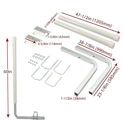 Solid Spare 2x 60" Boat Trailer Guide Post On For Ski Boat Fishing Boat Sailboat Kayak Canoe