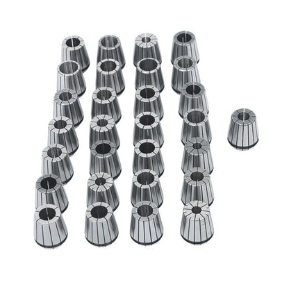 Solid Spare 29 Pcs ER40 Precision Spring Collet Set Milling Lathe CNC Chuck Bit Holder Tool