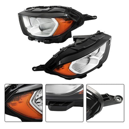 Solid Spare For Ford EcoSport S Sport 2018-2022 LH+RH Headlights Replacement Halogen Housing