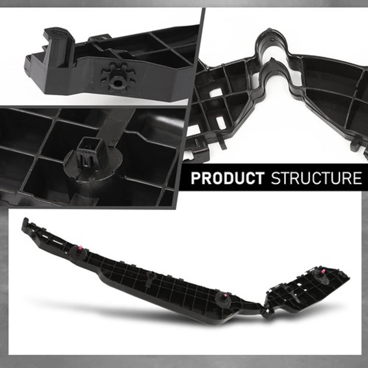 Solid Spare Raer Bumper Bracket Fit For 20-24 Toyota Highlander Right Side TO1143137