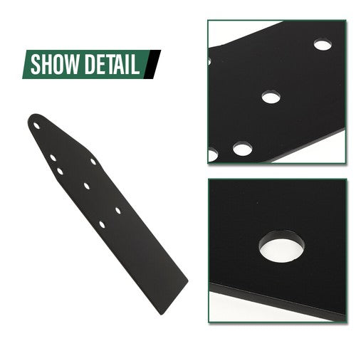 Solid Spare Front Bumper Tie-ins Frame Reinforce Plate Brackets Fit For Jeep Cherokee XJ MJ