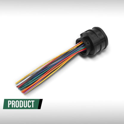 Solid Spare For 0BH AUDI A4 VW Phaeton Transmission Connector 16-Pin Plug w/Wires 3D0973993