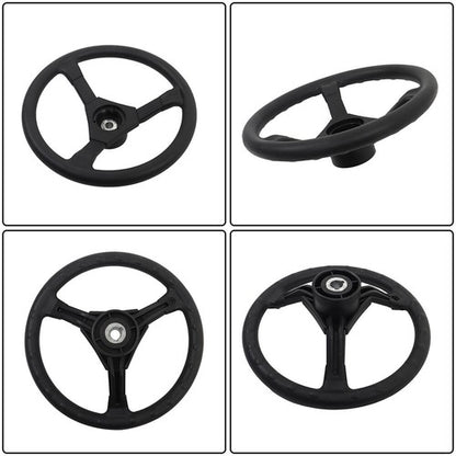 Solid Spare Boat Rotary Steering System Outboard Kit 14 Feet Marine &14' Steering Cable US