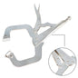 Solid Spare 10Pcs 11" Swivel Pad Locking C-Clamp Locking Pliers With Entrained Rotary Gasket
