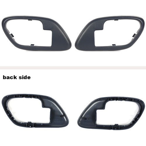 Solid Spare Blue Inside Door Handles Bezel Pair Fit For 95-99 Chevy GMC Truck LH & RH