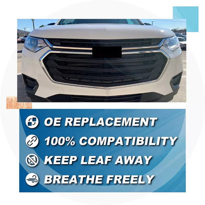 Front Bumper Upper Grille Grill Chrome For Chevrolet Traverse 2018-2021 84344486