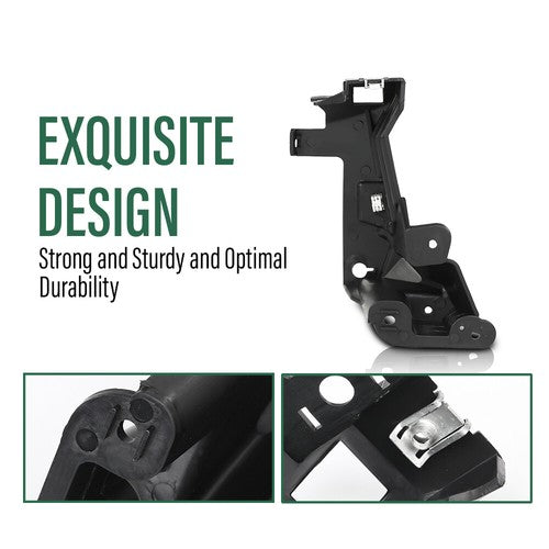 Solid Spare Fit For 19-23 Jeep Cherokee Front Bumper Fascia Support Bracket Right 68438630AB