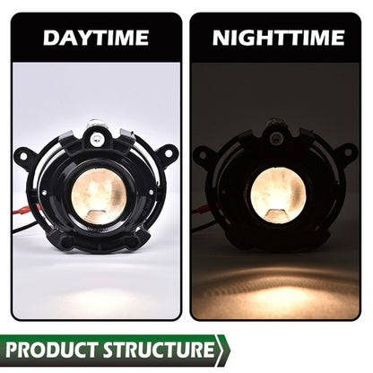Solid Spare Fit For 2010-2013 Buick LaCrosse Bumper Fog Lights Driving Lamps w/ Bulbs+Bezel