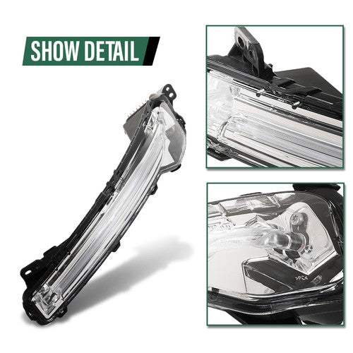 Solid Spare LED Turn Signal Lights w/ Bulbs Fit For 2020-2024 Lincoln Corsair Left+Right