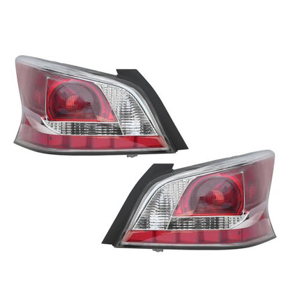 Pair Tail Lights Brake Lamp LH RH For 2013 2014 2015 Nissan Altima Sedan 4Dr