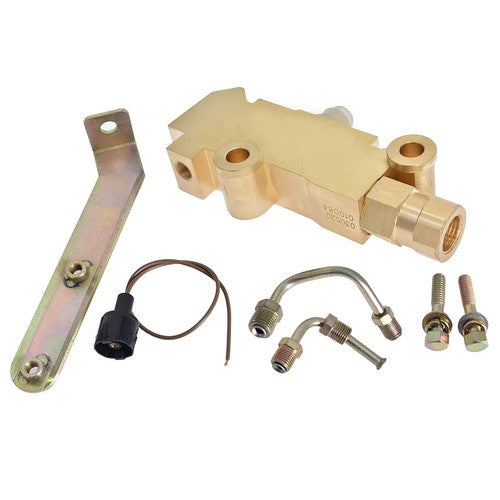 Solid Spare Disc Brake Proportioning Valve 9/16" 1/2" Lines&Bracket PV2 Combination 1722215