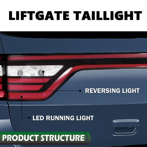 Solid Spare Liftgate Taillight Lamp W/Camera Hole 68453659AA Fit For 2014-2022 Dodge Durango