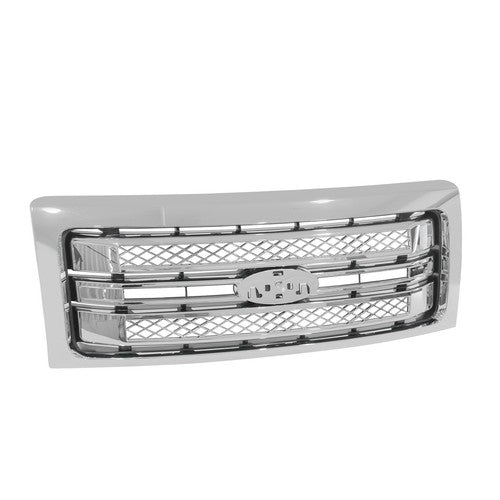 Front Bumper Upper Grille Chrome For 2009-2014 Ford F150 F-150 Platinum Style