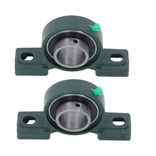 Solid Spare 1-3/4" Bore 2-Bolt 2Pcs UCP209-28 Pillow Block Bearing Self-Aligning Solid Base