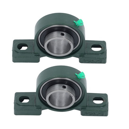 Solid Spare 1-3/4" Bore 2-Bolt 2Pcs UCP209-28 Pillow Block Bearing Self-Aligning Solid Base