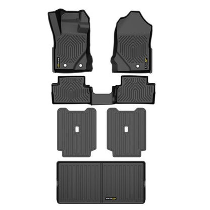 Solid Spare TPE Floor Mats & Trunk Cargo Liner Fit For 21-25 Ford Bronco 2-Door All Weather