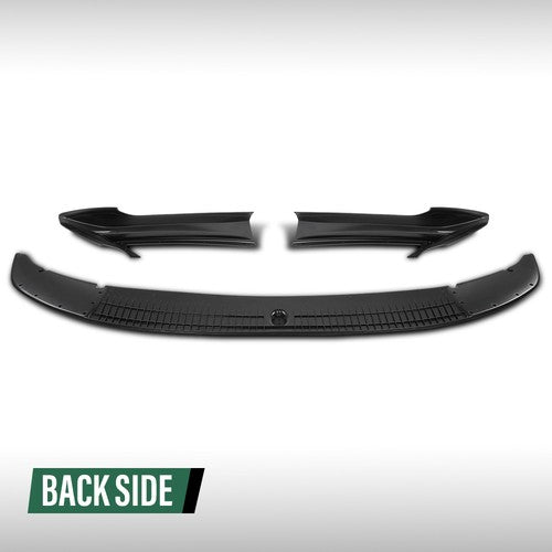 Solid Spare For 11-16 BMW F10 5 Series M Sport Bumper Front Lip Spoiler Splitter Gloss Black