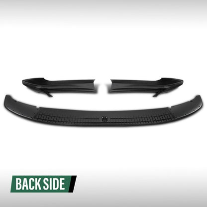 Solid Spare For 11-16 BMW F10 5 Series M Sport Bumper Front Lip Spoiler Splitter Gloss Black