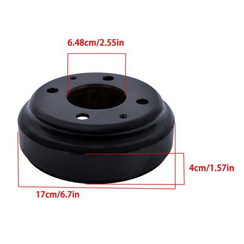 Solid Spare Golf Cart Brake Drum Hub Assembly For Yamaha G1-G22 G29 1978-UP JU0-G6521-00-00