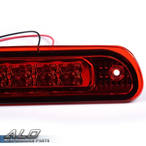 Solid Spare Fit For 99-04 Jeep Grand Cherokee Cargo Lamp Red 3D Third 3rd Brake Light