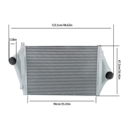 Solid Spare For Freightliner Business Century FL FLD Charge Air Cooler 222194 BHTD3523
