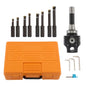 Solid Spare 3" Boring head R8 Shank +TCMT 8pcs Indexable 3/4" Boring Bar Set