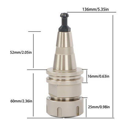 Solid Spare 5 X ISO30 ER32 Collet Chuck Set 60mm G2.5 30000 RPM CNC