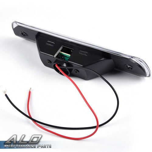 Solid Spare Fit For 1999-2004 Grand Cherokee Black/Clear LED Third 3rd Brake Light Tail Lamp