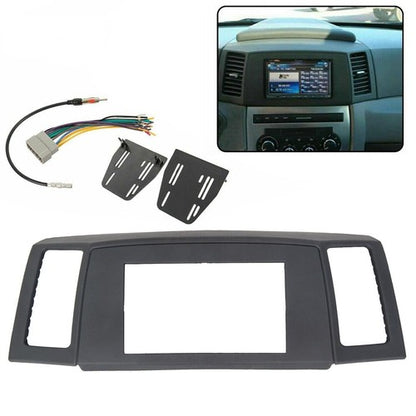 Solid Spare For Jeep Grand Cherokee 05 2006 2007 Navigation Radio Stereo Dash Bezel Vent Kit
