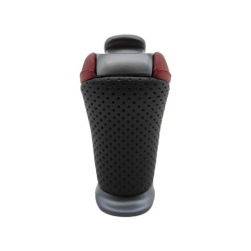 For 2008 2009 2010-2016 GT-R GTR R35 SHIFTER SHIFT LEVER KNOB RED BLACK LEATHER