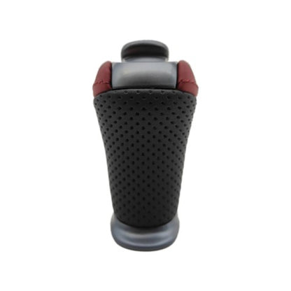 For 2008 2009 2010-2016 GT-R GTR R35 SHIFTER SHIFT LEVER KNOB RED BLACK LEATHER