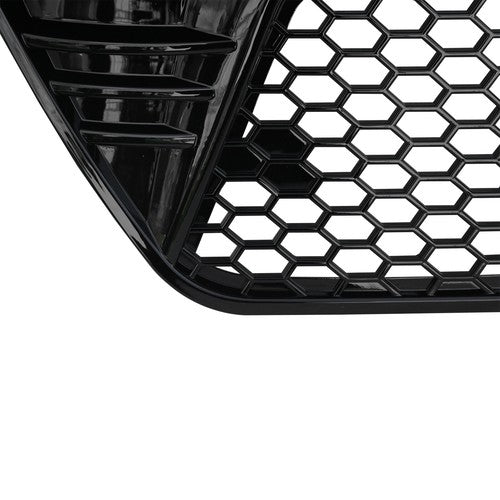 Fit 2022-2024 Honda Civic 4DR Glossy Black Front Bumper Lower Grille Honeycomb
