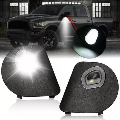 Solid Spare LED Side Mirror Puddle Lights For Dodge Ram 1500 2500 3500 4500 5500 2010-2019