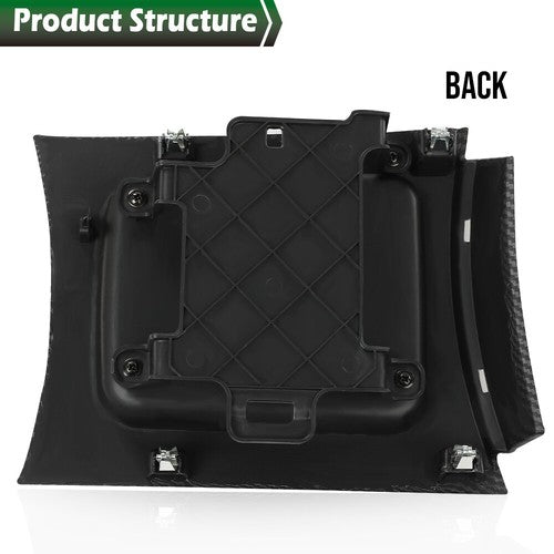 Solid Spare Carbon Look Shifter Console Tray Bezel 1RN52AAAAC Fit For 11-2017 Dodge Charger