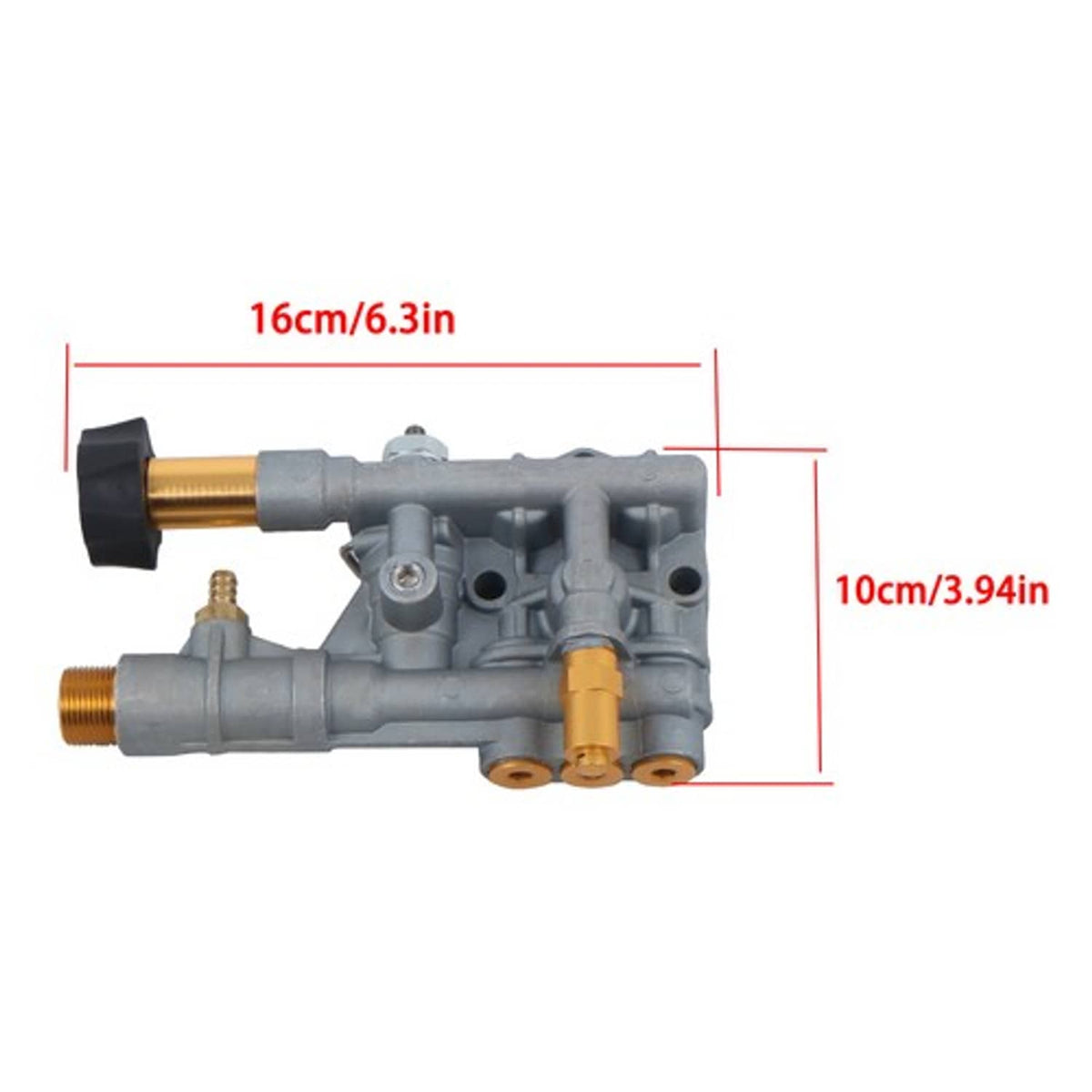 Solid Spare Pressure Washer Pump Manifold Replacement Kit for Axial Cam 7108366
