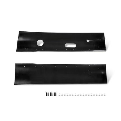 Solid Spare Engine Well Frame Rail Splash Shields Seals Fit 72-80 Dodge 2WD D Series Truck