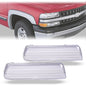 Solid Spare Fit For 99-02 Chevy Silverado 1500 2500 3500 Clear Headlight Replacement Lens
