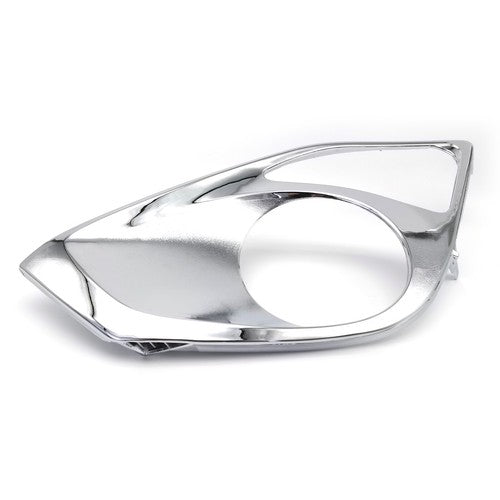 Pair Chrome Front Bumper Fog Light Cover Bezels For 2013 2014 2015 Toyota Avalon