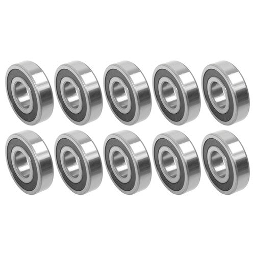 Solid Spare 10Pcs 6306-2RS Deep Groove Ball Bearings 30mm Inner Dia 72mm OD 19mm Bore Sealed