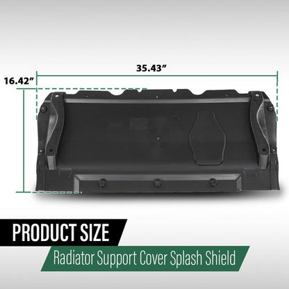 Solid Spare Fit For 2011-2018 Audi A6 A7 S6 S7 RS7 Radiator Support Cover Splash Shield