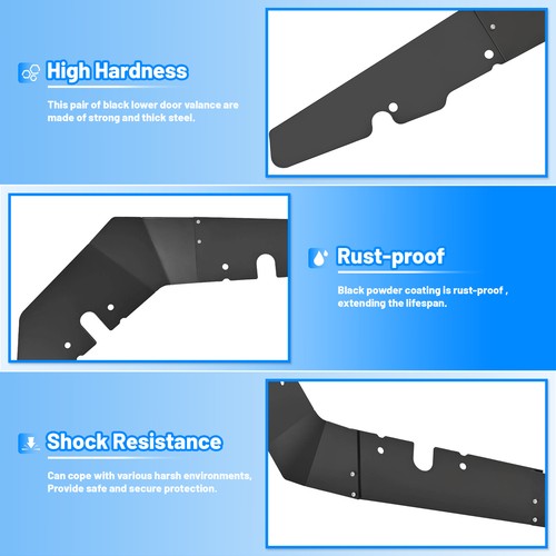 Solid Spare For RZR PRO XP 20-25 2X Lower Doors Valance Inserts Fender Trim Pro R/Turbo R