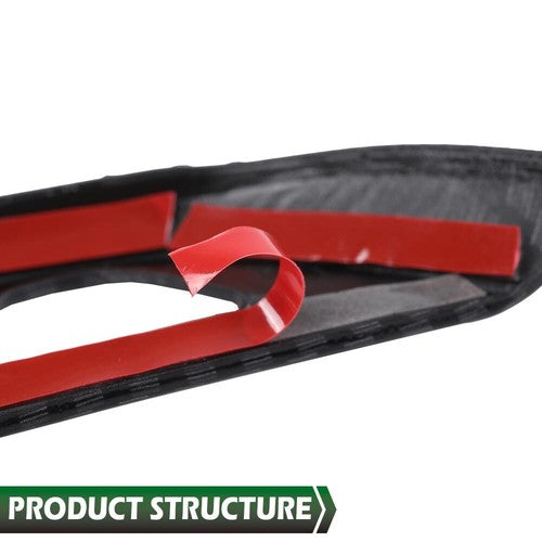 Solid Spare Fit For 2020-2023 Corvette C8 Carbon Look Door Lock Switch Button Panel Cover