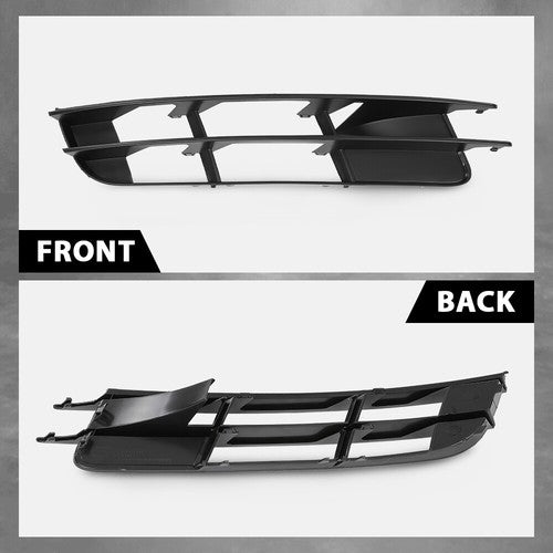 Solid Spare Fit For 2007 2008 2009 Audi Q7 Front Bumper Cover Lower Grille Outer Right Side