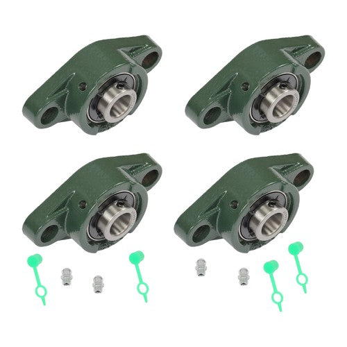 Solid Spare 4Pcs UCFL202-10 Pillow Block Bearing 5/8" Bore Flange Mounted Self Alignment