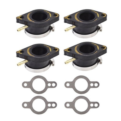 Solid Spare Carburetor Intake Manifold Boot Set For Yamaha XJ550 Maxim Seca XJ550R 1981-1983