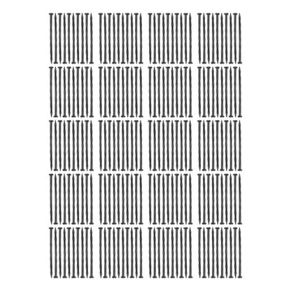 Solid Spare 200 Pcs 8 Inch Landscape Anchoring Stakes Plastic Edging Garden Spikes Spiral